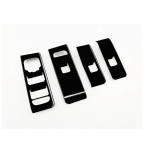For Volvo xc40 c40 glass lift trim frame black sequin sticker car accessories for left-hand drive for left-hand drive