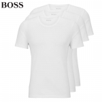 BOSS Meeste &uuml;hev&auml;rviline tikitud logoga &uuml;mmarguse kaelusega T-s&auml;rk (3-pakk) XL