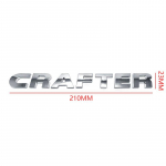 Mitmeotstarbelise s&otilde;iduki tagaluugi Crafter auto embleemid chrome