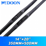 2Pcs U / J Type Hook Front Hybrid Wiper Blade 14 16 17 18 19 20 21 22 24 26 Universal Windscreen Auto parts accessorie Right hand drive