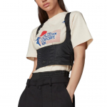 Adidas Originals Blue Version Rinnakorviku stiilis vabaaja &uuml;hev&auml;rviline mugav moespordvest naistele &uuml;laosad Must HB9408 30
