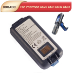 Laetav liitiumaku Intermec EDA60K CK65 CK70 CK71 CK75 CK3 CK3R CK3X CK65-BTSC CK3A1 CK3C1 1001AB01 AB17 AB18 318-046-001 Aku jaoks black