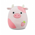 Squishmallow kuju kaisupadi M&auml;nguasjad Mugav t&auml;idis Magamistuba Kontor Pink Cow20cm