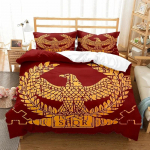 SPQR Rooma Impeeriumi Voodipesukomplektid Tekikatted Tekikatted Padjap&uuml;&uuml;ridega 3D Prinditud Tekk Voodipesu EU Single(135*200cm)3pcs