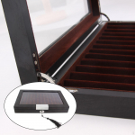 Retro Wooden Pen Pencil Display Case Slot Storage Box Collector Container School office and home 12 Slots