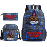 Stranger things Multikaga tr&uuml;kitud l&otilde;uendist seljakott kolmeosaline komplekt KTB 31*13*44cm