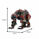 MOC Horizon - Fire Claw M&auml;ngukoletise Mudeli Kokkupanek Ehitusklotsid Puslem&auml;nguasi