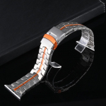 Titaanist &auml;rik&auml;epael Apple Watch Ultra 2 49mm 45mm 46mm 44mm jaoks Luksuslik meeste k&auml;ev&otilde;ru iWatch Series 10 9 8 7 6 5 4 SE jaoks Rihm for iwatch 10 46mm