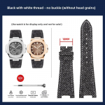 Denim veisenahast kellarihm Patek Philippe Nautilus 5711.5712 jaoks meeste mood kerge sinine roheline hall Denim sinine kellarihm k&auml;ev&otilde;ru 25mm