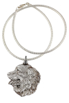 Bernese Mountain Dog, Berner Sennenhund I - Dog necklace, unique jewellery for the dog fan, unique adder pendant by Art-Dog brand white