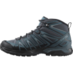 Salomon X Ultra Pioneer Mid Matka- ja matkasaapadid Meeste Gore-Tex jalatsid, Eebenipuu/T&auml;hetolm/Karj&auml;&auml;r, 26.5cm gray