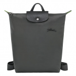 Longchamp Le Pliage Tekstuuriga logo Reguleeritav lai &otilde;larihm Nailonist seljakott Naiste seljakott Grafiit 10284919P66 Basic Set (Bag)