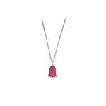 Gucci Ghost Mood Klassikaline Emailist Haldjas 925 H&otilde;bedast Kaelakee Naiste kaelakee Punane 459364-J8410-8166 Red,F