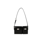 K&otilde;ige parem Baby Billy Uus H&otilde;bedane Lukk Pool L&auml;ikiv Nahk Vasikanahk Kaksikud Kott &Otilde;lakott Crossbody K&auml;ekott Mini Naiste kotid Must 21FWBABYBOBLWSMABL Basic Set (Bag+Dust Bag)