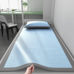 Jahutusmatt mittekootud kangast Hingav suvine magamisalus kaasaskantavaks &uuml;hiselamuks &uuml;li&otilde;pilastele (Padjap&uuml;&uuml;r puudub) 90x 200cm sinine