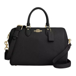 K&auml;ekott Rowan 30 Kuldse logoga T&otilde;mblukuga Krokodillimustriga Nahast Crossbody &Otilde;lakott T&otilde;stekotiga Suur Naiste kotid Must CV960-IMBLK Basic Set (Bag+Dust Bag)