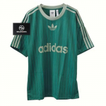 adidas originals ADICOLOR triibuline l&uuml;hikeste varrukatega meeste T-s&auml;rk, roheline JP1028 M roheline