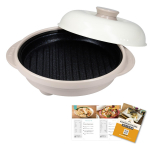 Rangemate Pro RANGEMATE PRO Mikrolaineahju k&uuml;psetusn&otilde;u retseptiraamatuga Grill &Uuml;mar Rangemate Grill [Ametlik] (Greige) [Patenteeritud tehnoloogia] Kala,