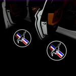 Uus 2026 Auto Kleebis LED Auto Ukse Tervitusvalgusti Projektori Lamp Ford Mustang Shelby Focus Fusion Transit Fiesta Mondeo Explor jaoks