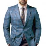 Meeste &uuml;likonnamantel Ametlik &auml;ristiil Slim Fit Plaid Prindiga pikkade varrukatega &uuml;he n&ouml;&ouml;biga suletav keskmise pikkusega sirge kardiganiga t&ouml;&ouml;kontorimantel S