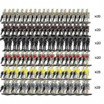 2025 120 tk Super Lahingudroidid Ja B1 Lahingudroidid Armee Star Wars Minifiguurid Ehitusklotsid Tegevusm&auml;nguasjad