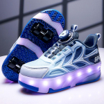28-37 Laste moes neli ratast lahtiv&otilde;etavad lame spordijalatsid LED-valgustusega spordijalatsid uisud 28