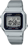 Casio Klassikaline Kvarts Roostevaba Teras Suurus Meeste K&auml;ekell, Rihm, H&otilde;bedane, 22,7cm (Mudel B650WD-1ACF)