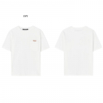 Stray Kids Hyunjin Kantud GUESS Mini Kolmnurkne Taskuga T-s&auml;rk Ivoorikollane Ametlik Mini Triangle Pocket T-Shirt Ivory - FF (Slim Fit)