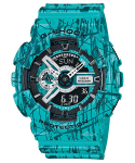 Casio meeste vaik 200M veekindel digitaalne l&ouml;&ouml;gikindel kvartsikell GA-110SL-3A roheline