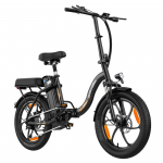 ZAZAWORK C16 Kokkupandav Elektrijalgratas, 48V 16AH Eemaldatav Aku, 7-k&auml;iguline Shimano k&auml;iguvahetaja must