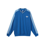 Adidas Originals SS23 Adicolor 70ndate Retro Seeria V&auml;rviplokk Triip Logo Tr&uuml;kis Spordikampsun Meeste Kampsun Sinine IP6989 XXL blue