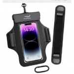 HAISSKY K&auml;ev&otilde;ru Mobiiltelefoni Veekindel Kott iPhone'ile 17 16 15 14 13 12 Pro Max 15 Plus Ujumiseks Surfinguks Sukeldumiseks K&auml;e Telefonikott must