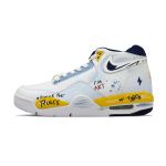 Nike Flight Legacy Kulumiskindlad Keskmise k&otilde;rgusega Vintage Korvpallijalatsid Meeste Sinine Valge BQ4212-102(Team301-) 41