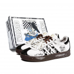Adidas Vl Court Classic Tindi Leopard S&uuml;damekujuline Karbik Madalad Rula Kingad Unisex Must Valge JQ2470(TeamM--BOX) 35⅔