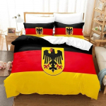 3D Prindi Saksa lipuga Voodipesu Komplekt &Uuml;he Inimese Twin Full Queen King Suuruses Voodipesu Komplekt T&auml;iskasvanu Laste Magamistoa Tekikoti Komplektid 135x200cm