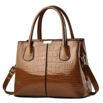 Yogodlns Luksuslik heledast nahast k&auml;ekott naistele Crossbody kott suure mahutavusega &otilde;lakott mood Mommy kott Totes 29.5*12.5*21cm pruun