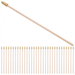 50 tk Mini Puidust Lipuvardaid Kuldsete Korkidega K&auml;eshoitavad Pulgad Paraadi Festivali Kaunistusteks Mitmek&uuml;lgne K&auml;sit&ouml;&ouml;ks 25.00X0.50X0.50CM