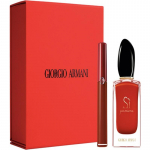 Armani GIORGIO George Love Punane Tuub Huulel&auml;ige Kingikarbis Parf&uuml;&uuml;mikomplekt Parf&uuml;&uuml;m EDP #405+30ml/#405+50ml punane