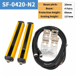Ohutusvalguskardin Sensor 20mm 40mm Sammualaga Kaitseade T&ouml;&ouml;stuslik Infrapunav&otilde;re T&otilde;kkepuu NPN PNP V&auml;ljund 12-24V DC SF-0420-N2