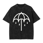 Umbrella Bring Me The Horizons Metall Pesitud T-s&auml;rgid Streetwear Vintage T-s&auml;rk T-s&auml;rk Mehed Naised L&uuml;hike varrukas T&auml;nav S