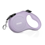Vastupidav 8m Nailon 360&deg; sasipundumiseta Pikendatav Jalutamiseks & Jooksmiseks L&auml;&auml;ne stiilis Automaatselt tagasit&otilde;mbuv Lemmiklooma Koera rihm (Purple,S) lilla