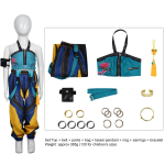 Uued Anime Laste T&uuml;drukute Rollim&auml;ngu Cosplay Kost&uuml;&uuml;mid Zoey T&auml;ielik Kost&uuml;&uuml;mi Komplekt K-popi Halloweeni Karnevali Peo &Uuml;likonnad R&otilde;ivad Komplekt 120 blue