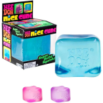 2026 Nee Doh Nice Cube Super Tugev Pigistatav L&auml;bipaistev Kuubikujuline Pigistatav Stressileevendusm&auml;nguasi Pehme Fidget-m&auml;nguasi ADHD jaoks blue
