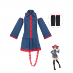 Aktsendiga Teto t&auml;ielik cos-kost&uuml;&uuml;m, Vocaloidi plisseeritud seelikuga animatsioonir&otilde;ivad, naiste anime t&auml;iskomplekt, Halloweeni peo rollim&auml;ngur&otilde;ivad S