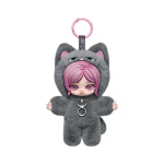 Pop Mart x Aespa Fluffy Club Series Vin&uuml;&uuml;lpl&uuml;&uuml;snuku Ripats Fluffy Gelbulnyangi (Giselle Ver.) (Avatud &uuml;mbris) ONE SIZE mitmev&auml;rviline
