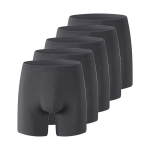 5 tk Meeste Aluspesu Pikkade S&auml;&auml;ristega Pikendatud Bokserid Puuvillased Alusp&uuml;ksid Suur Suurus Homme Alusp&uuml;ksid 2XL kuni 7XL 7XL black