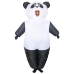 T&auml;ispuhutav sebra kost&uuml;&uuml;m - Multikakoomloom maskott Halloweeni ja j&otilde;ulude esinemisteks 120-140CM black