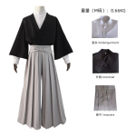 Naoya Zenin Cosplay Kost&uuml;&uuml;m Parukas Anime Zenin Naoya Kimono J&otilde;ulud Halloween Peo R&otilde;ivad XXL&Naoya Zenin black