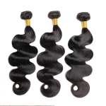 Keerutatud kimbud Inimjuuksed Looduslikult Must Brasiilia Juuksed Kudumiskimbud Inimjuuste Pikendused 1 3 4 TK Kimpe 14 14 16 16&Remy Hair black