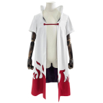 HOLOUN Anime Namikaze Minato Cosplay Kost&uuml;&uuml;m Keep Varrukatega s&auml;rk P&uuml;ksid Kott Cosplay Konventsiooni Kingitus XXL white